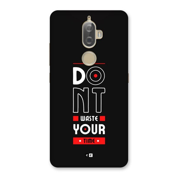 Dont Waste Time Back Case for Lenovo K8 Plus