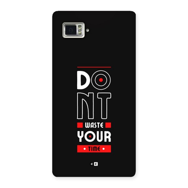 Dont Waste Time Back Case for Lenovo Vibe Z2 Pro K920