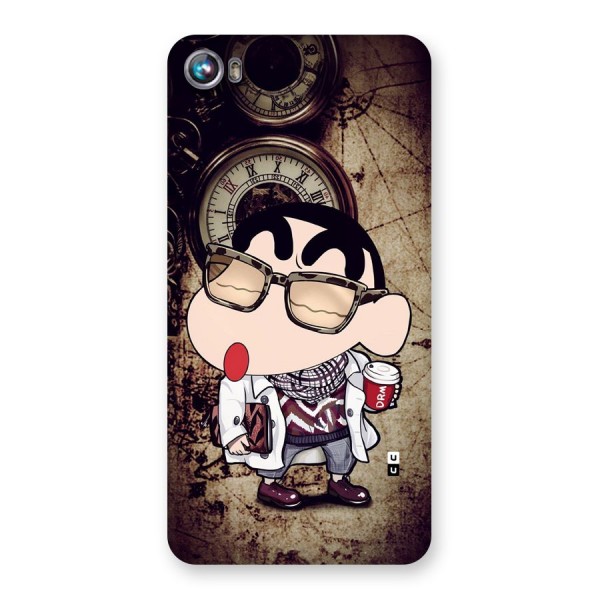 Dope Shinchan Back Case for Canvas Fire 4 (A107)