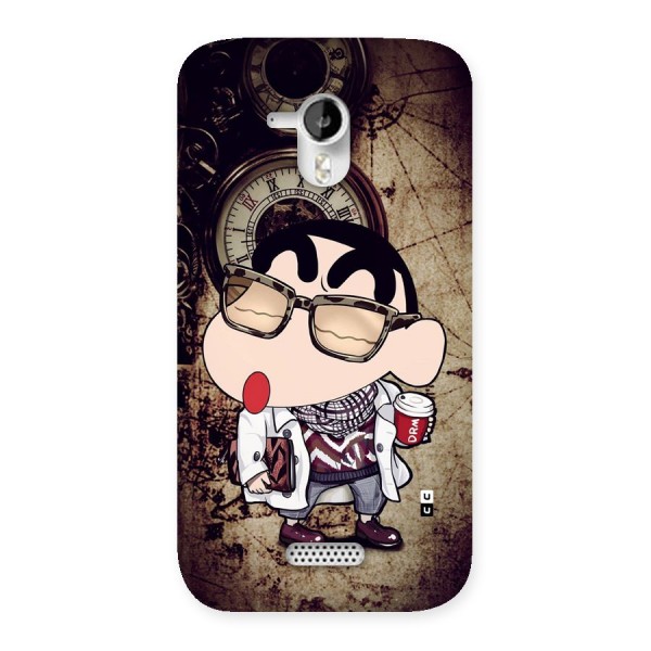 Dope Shinchan Back Case for Canvas HD A116