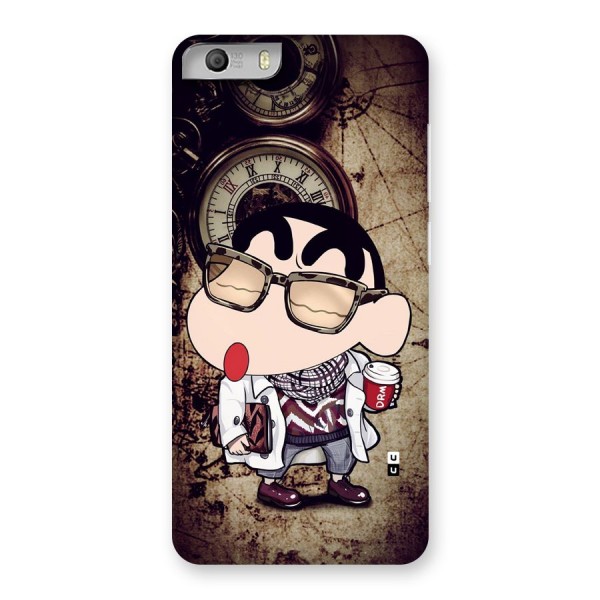 Dope Shinchan Back Case for Canvas Knight 2