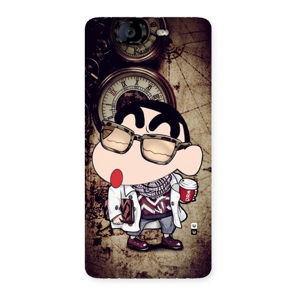 Dope Shinchan Back Case for Canvas Knight A350