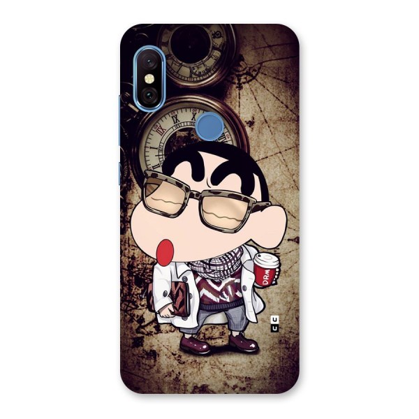 Dope Shinchan Back Case for Redmi Note 6 Pro