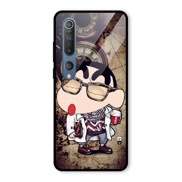 Dope Shinchan Glass Back Case for Mi 10