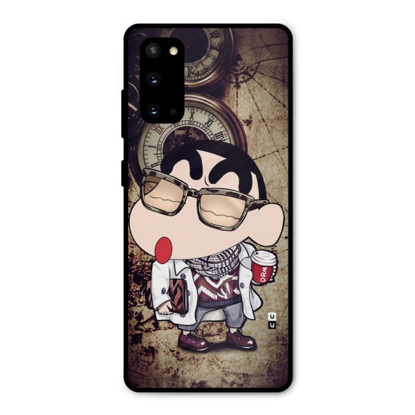 Dope Shinchan Metal Back Case for Galaxy S20