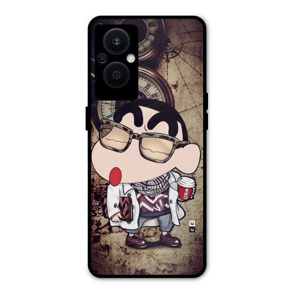 Dope Shinchan Metal Back Case for Oppo F21s Pro 5G