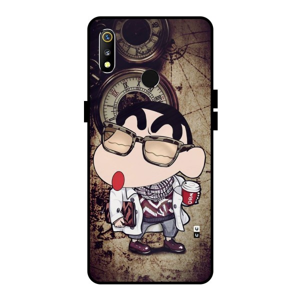 Dope Shinchan Metal Back Case for Realme 3