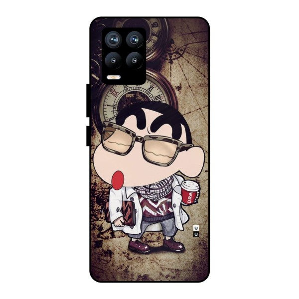 Dope Shinchan Metal Back Case for Realme 8 Pro