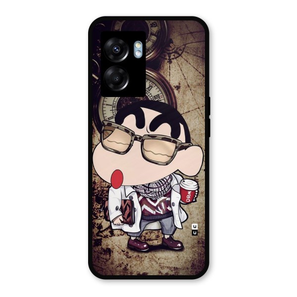 Dope Shinchan Metal Back Case for Realme Narzo 50 5G