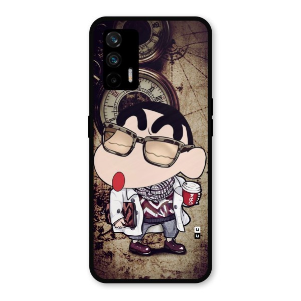 Dope Shinchan Metal Back Case for Realme X7 Max
