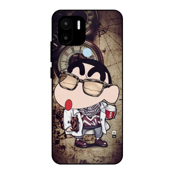 Dope Shinchan Metal Back Case for Redmi A1 Plus