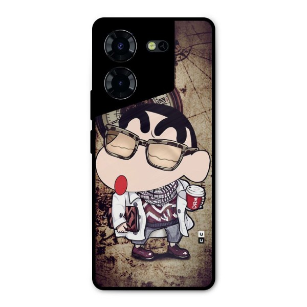 Dope Shinchan Metal Back Case for Tecno Pova 5 Pro 5G