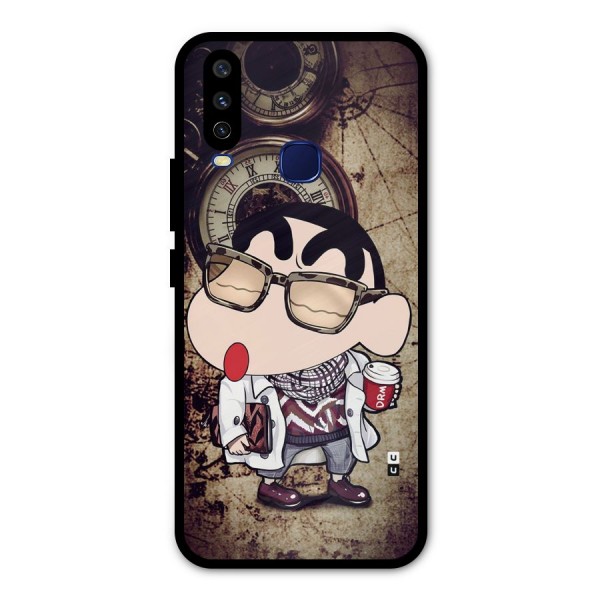 Dope Shinchan Metal Back Case for Vivo V17