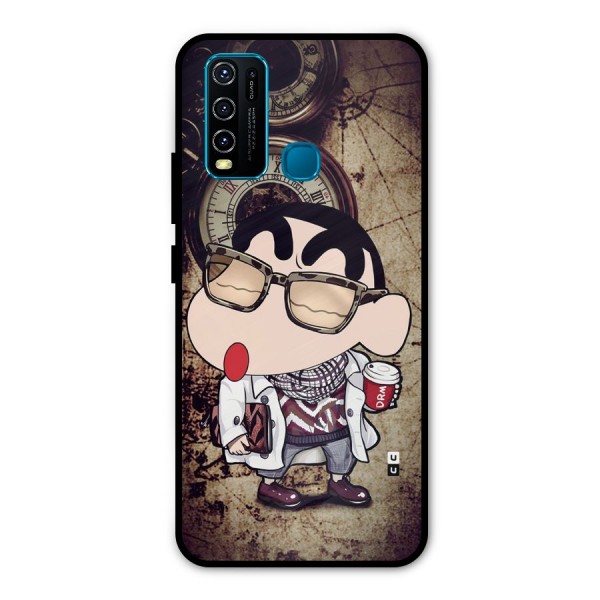 Dope Shinchan Metal Back Case for Vivo Y50