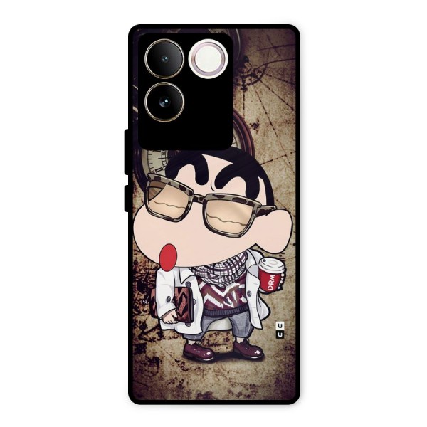 Dope Shinchan Metal Back Case for iQOO Z7 Pro