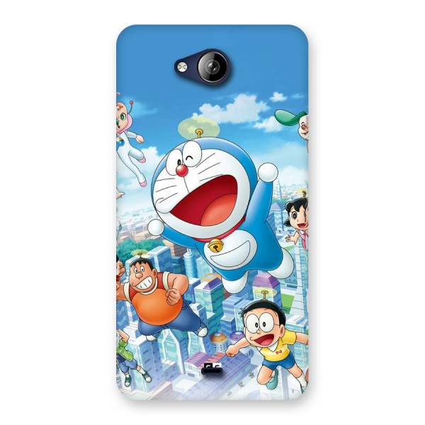 Doremon Flying Back Case for Canvas Play Q355