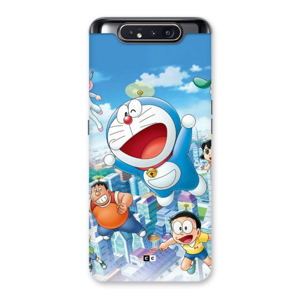 Doremon Flying Back Case for Galaxy A80