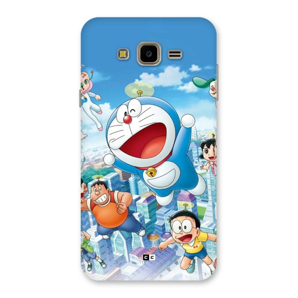 Doremon Flying Back Case for Galaxy J7 Nxt