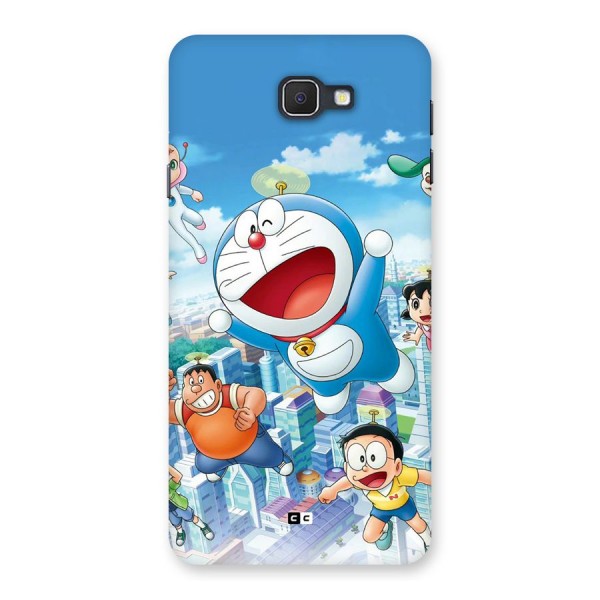 Doremon Flying Back Case for Galaxy On7 2016