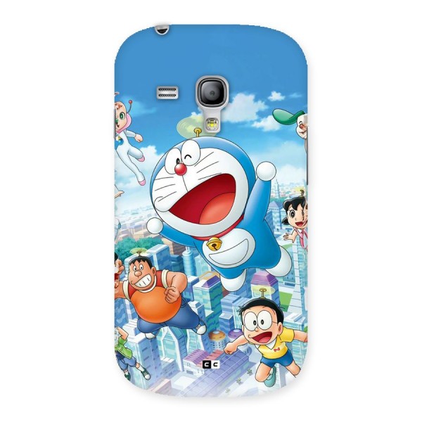 Doremon Flying Back Case for Galaxy S3 Mini