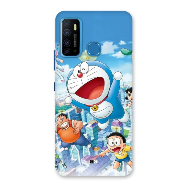 Doremon Flying Back Case for Infinix Hot 9
