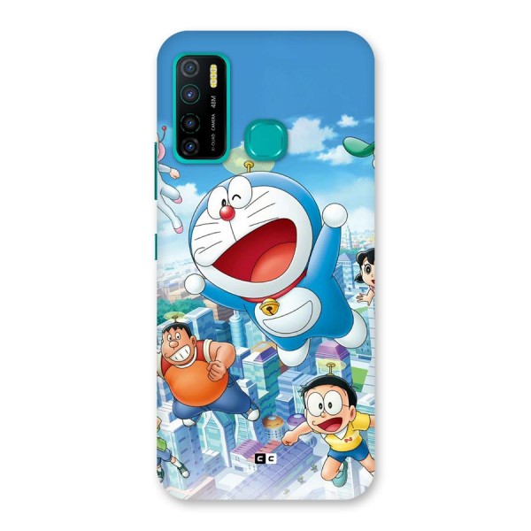 Doremon Flying Back Case for Infinix Hot 9 Pro