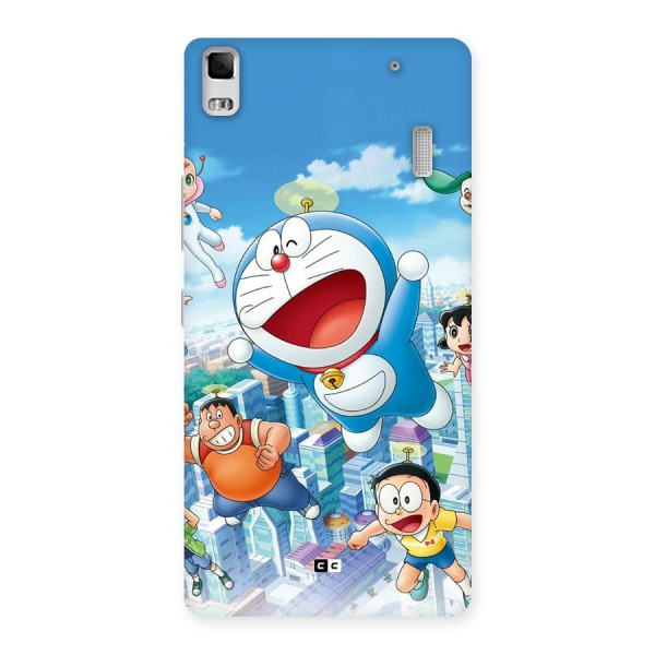 Doremon Flying Back Case for Lenovo K3 Note