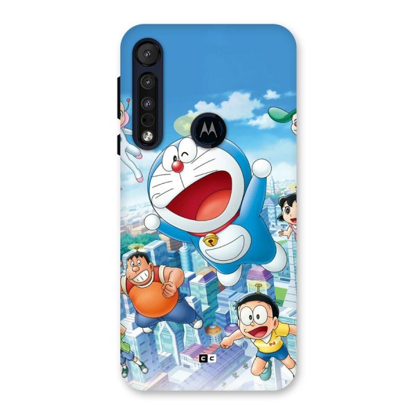 Doremon Flying Back Case for Motorola One Macro