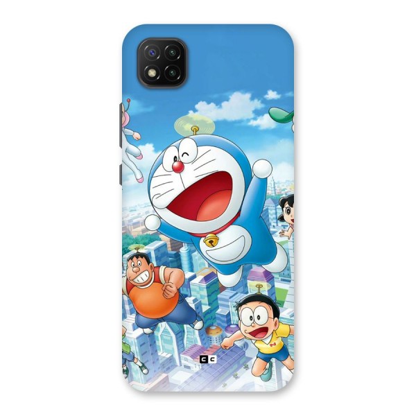 Doremon Flying Back Case for Poco C3