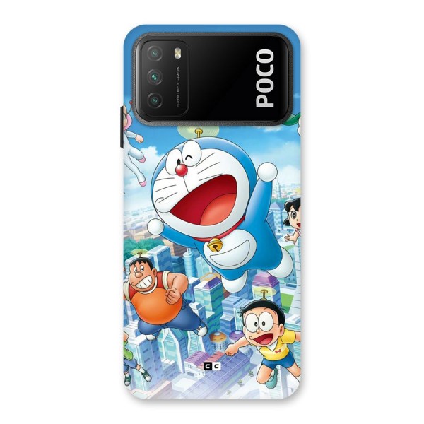 Doremon Flying Back Case for Poco M3