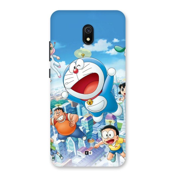 Doremon Flying Back Case for Redmi 8A