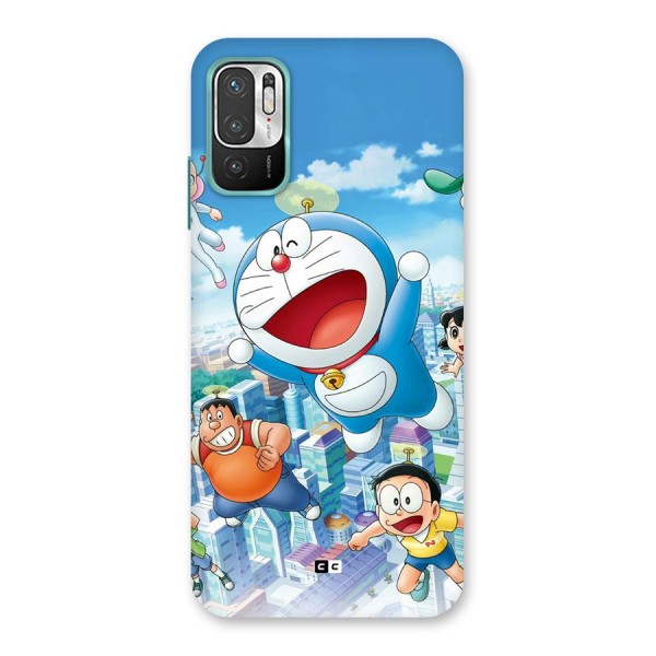 Doremon Flying Back Case for Redmi Note 10T 5G