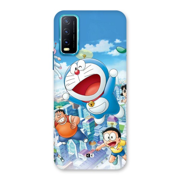 Doremon Flying Back Case for Vivo Y12s
