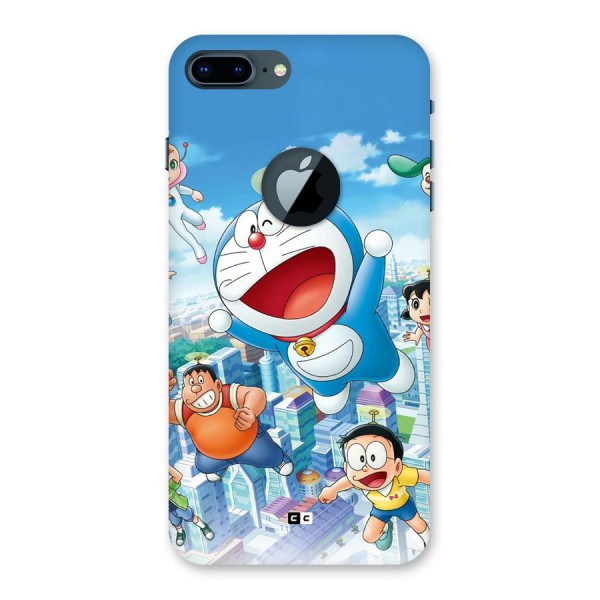 Doremon Flying Back Case for iPhone 7 Plus Logo Cut