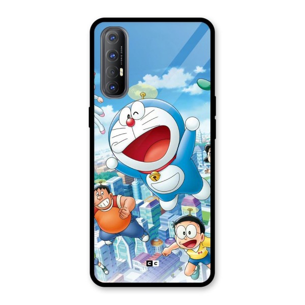 Doremon Flying Glass Back Case for Oppo Reno3 Pro