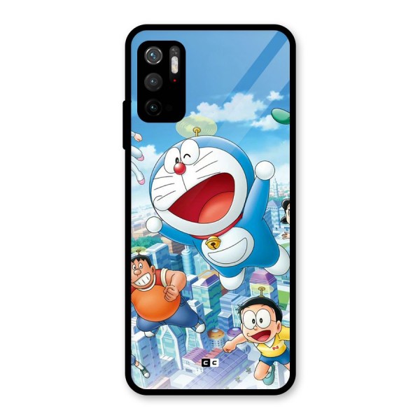 Doremon Flying Glass Back Case for Poco M3 Pro 5G