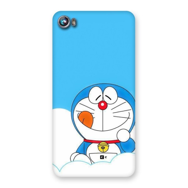Doremon On Clouds Back Case for Canvas Fire 4 (A107)