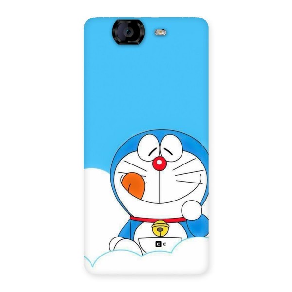 Doremon On Clouds Back Case for Canvas Knight A350
