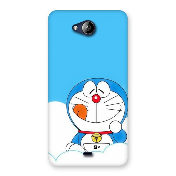 Doremon On Clouds Back Case for Canvas Play Q355