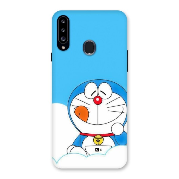 Doremon On Clouds Back Case for Galaxy A20s