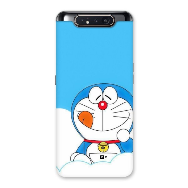 Doremon On Clouds Back Case for Galaxy A80