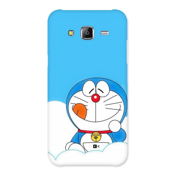 Doremon On Clouds Back Case for Galaxy J2 Prime