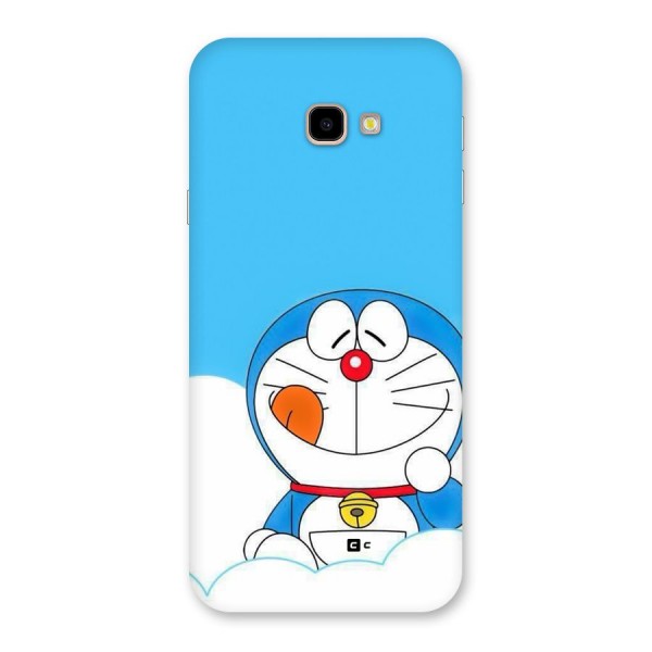 Doremon On Clouds Back Case for Galaxy J4 Plus
