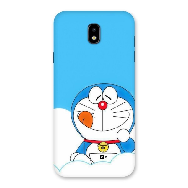 Doremon On Clouds Back Case for Galaxy J7 Pro