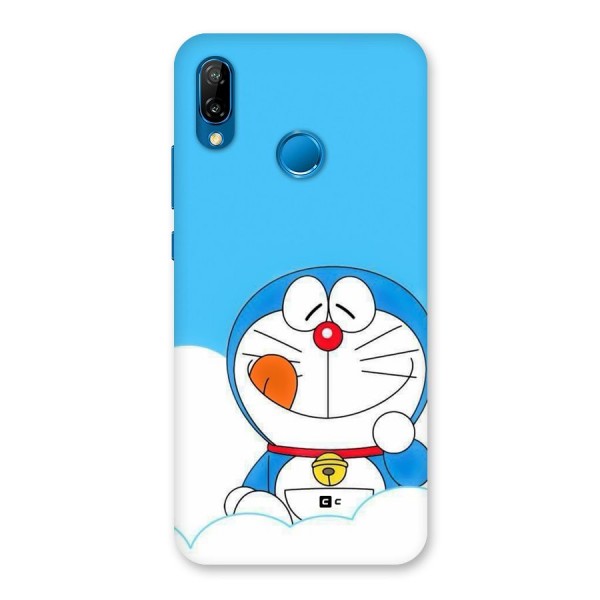 Doremon On Clouds Back Case for Huawei P20 Lite