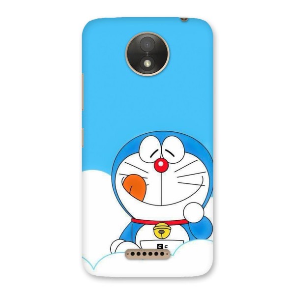 Doremon On Clouds Back Case for Moto C Plus