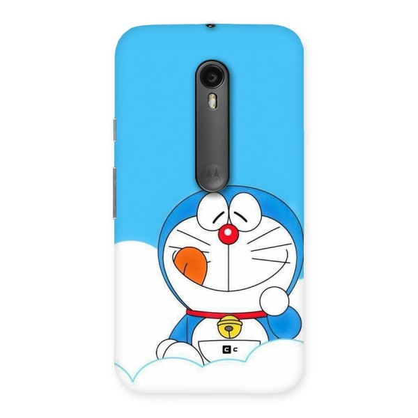 Doremon On Clouds Back Case for Moto G3