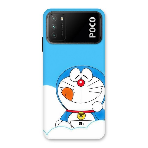 Doremon On Clouds Back Case for Poco M3