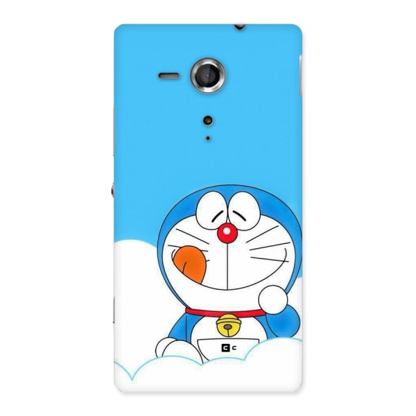 Doremon On Clouds Back Case for Xperia Sp