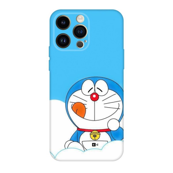 Doremon On Clouds Back Case for iPhone 14 Pro Max